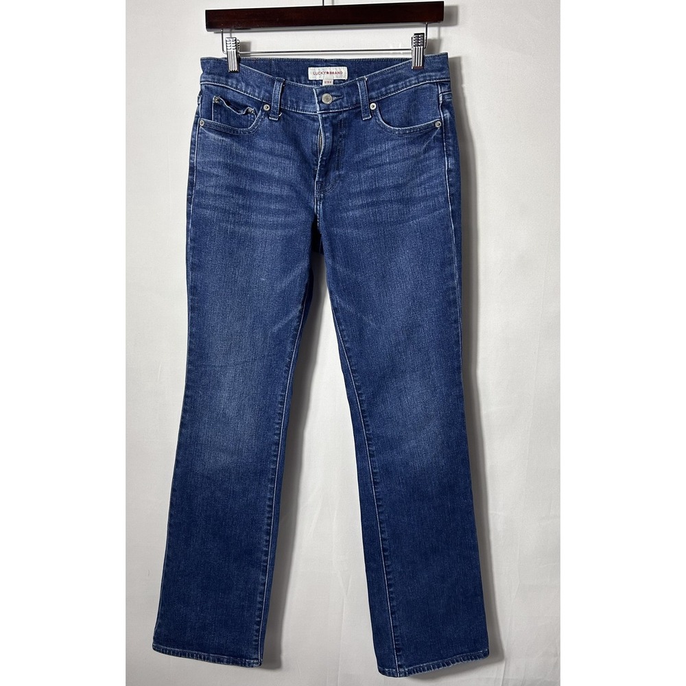 Lucky Brand Sweet Mid Rise Boot Jeans Womens 6/28R Blue Bootcut Denim Stretch